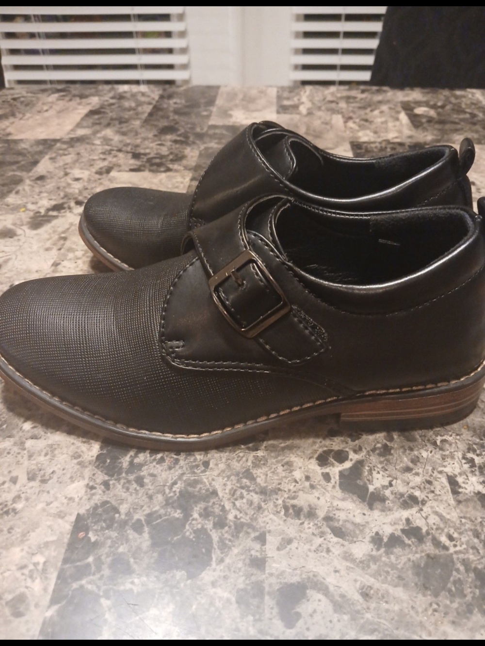 Boys Black Dress Shoes